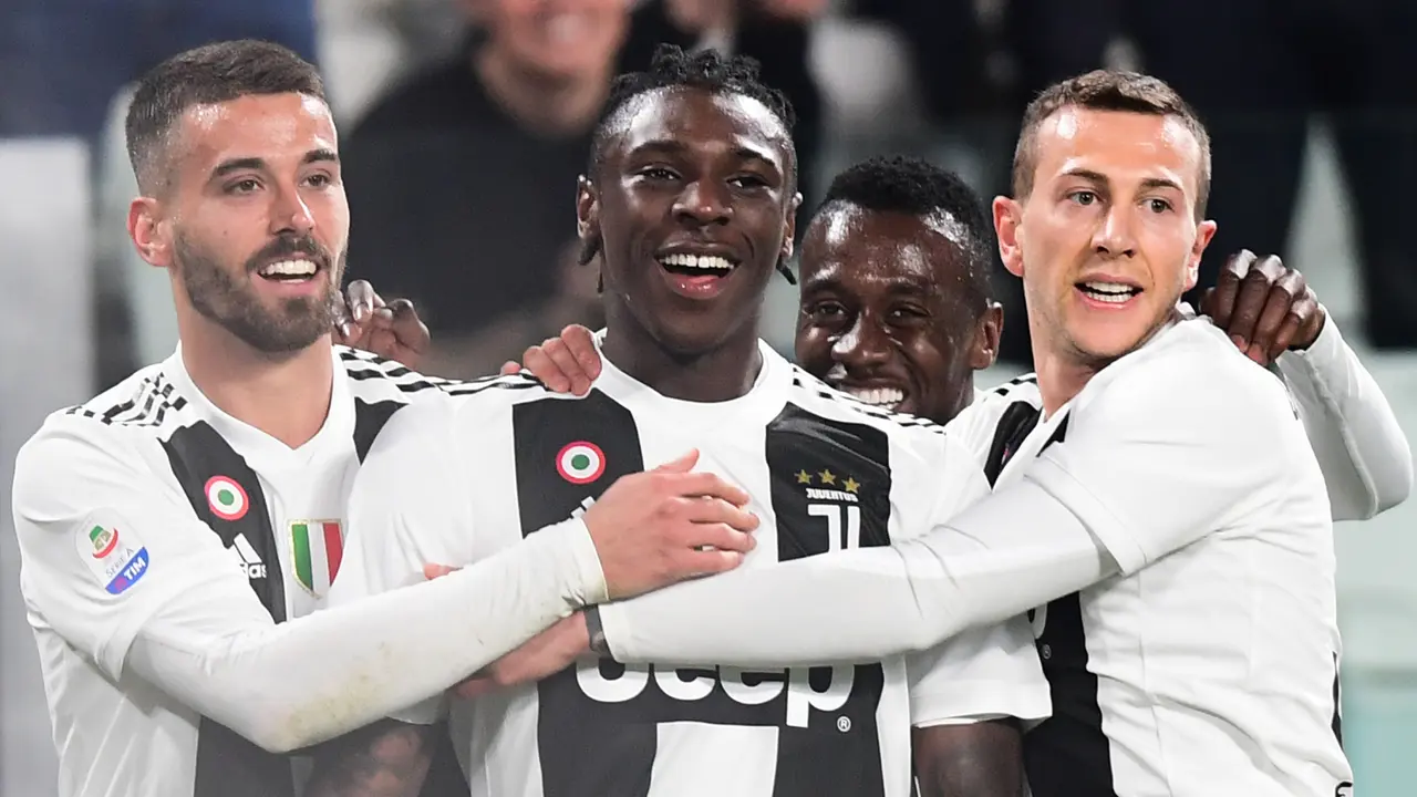 FOTO: Tanpa Cristiano Ronaldo, Moise Kean Bawa Juventus Bersinar