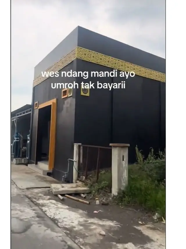 Viral Penampakan Rumah Punya Desain Mirip Ka'bah, Jadi Inspirasi