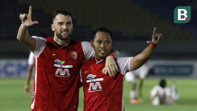 FOTO: Super Dramatis, Persija Singkirkan PSM 4-3 Lewat Adu Penalti - Marko Simic; Toni Sucipto