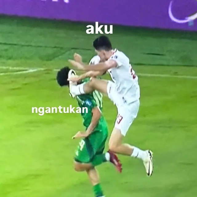 6 Meme Justin Hubner Ini Kocak, Disebut Netizen Preman Lapangan