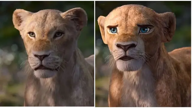 Begini Foto Gabungan Live-Action dan Animasi The Lion King yang Bikin Gemas