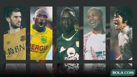 Trivia - Hilton Moreira, Makan Konate, Sinthaweechai Hathairattanakool, Vladimir Vujovic, Christian Bekamenga (Bola.com/Adreanus Titus)