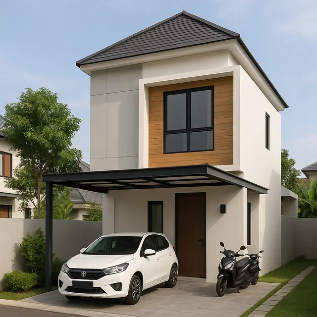 Inspirasi Rumah 7x10 Minimalis 2 Lantai 2025