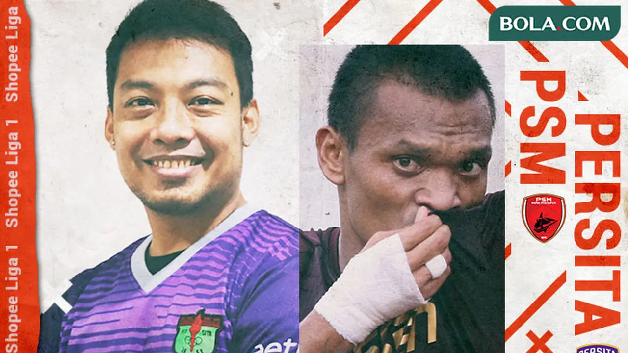 Persita Tangerang Vs PSM Makassar - Duel Pemain