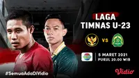 Laga Uji Coba Timnas U-23 vs Bali United, Minggu (7/3/2021) pukul 20.00 WIB dapat disaksikan live streaming melalui kanal Indosiar di platform Vidio. (Dok. Vidio)