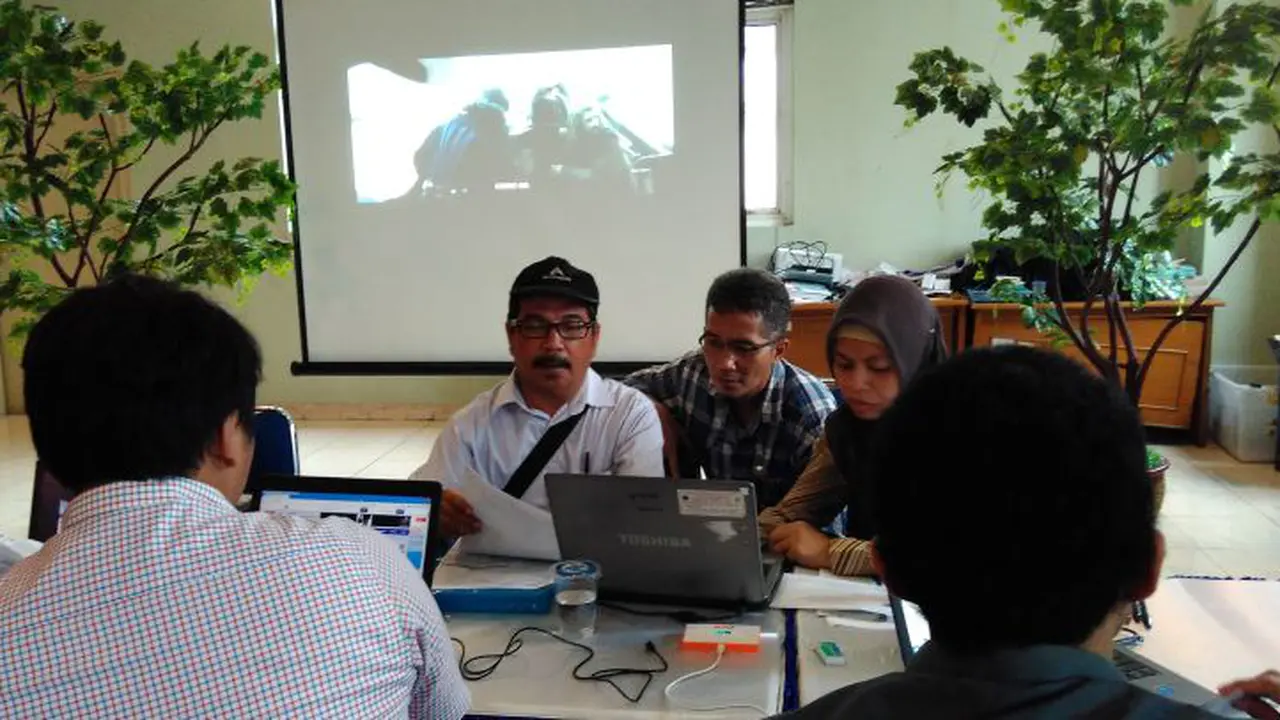 Suasana Kantor Pelayanan Pajak (KPP) Tanah Abang Dua dan Tiga, Jakarta Pusat.