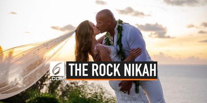 VIDEO: Pacaran 12 Tahun, The Rock Akhirnya Resmi Menikah