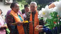 Menteri Pemberdayaan Perempuan dan Perlindungan Anak Yohana Yembise di Yogyakarta (Liputan6.com/ Switzy Sabandar)