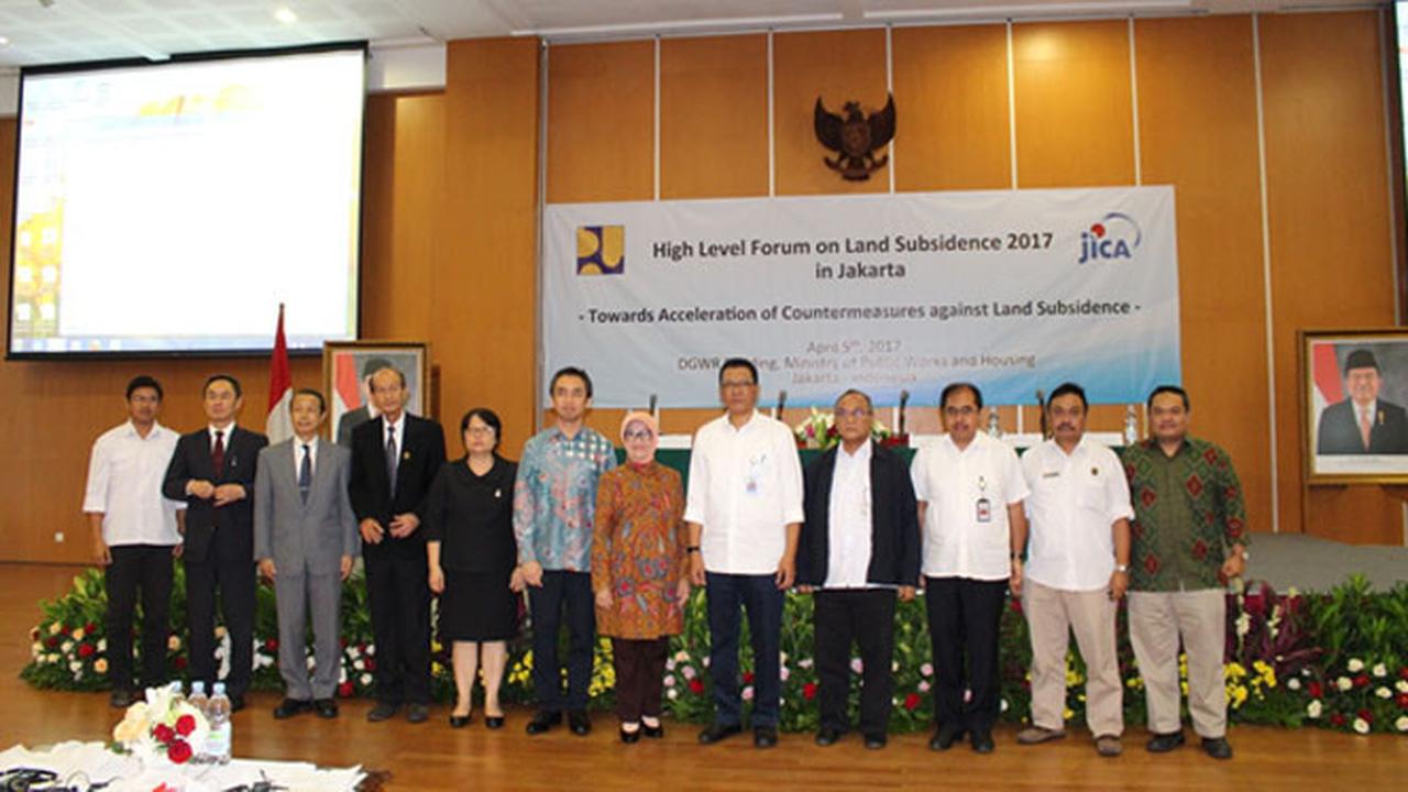 SDA PU-PR dan JICA Bahas Mitigasi Penurunan Muka Tanah di Jakarta