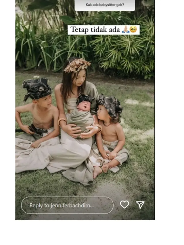 7 Potret Jennifer Bachdim Asuh 4 Anak Tanpa Baby Sitter Ini Curi Perhatian