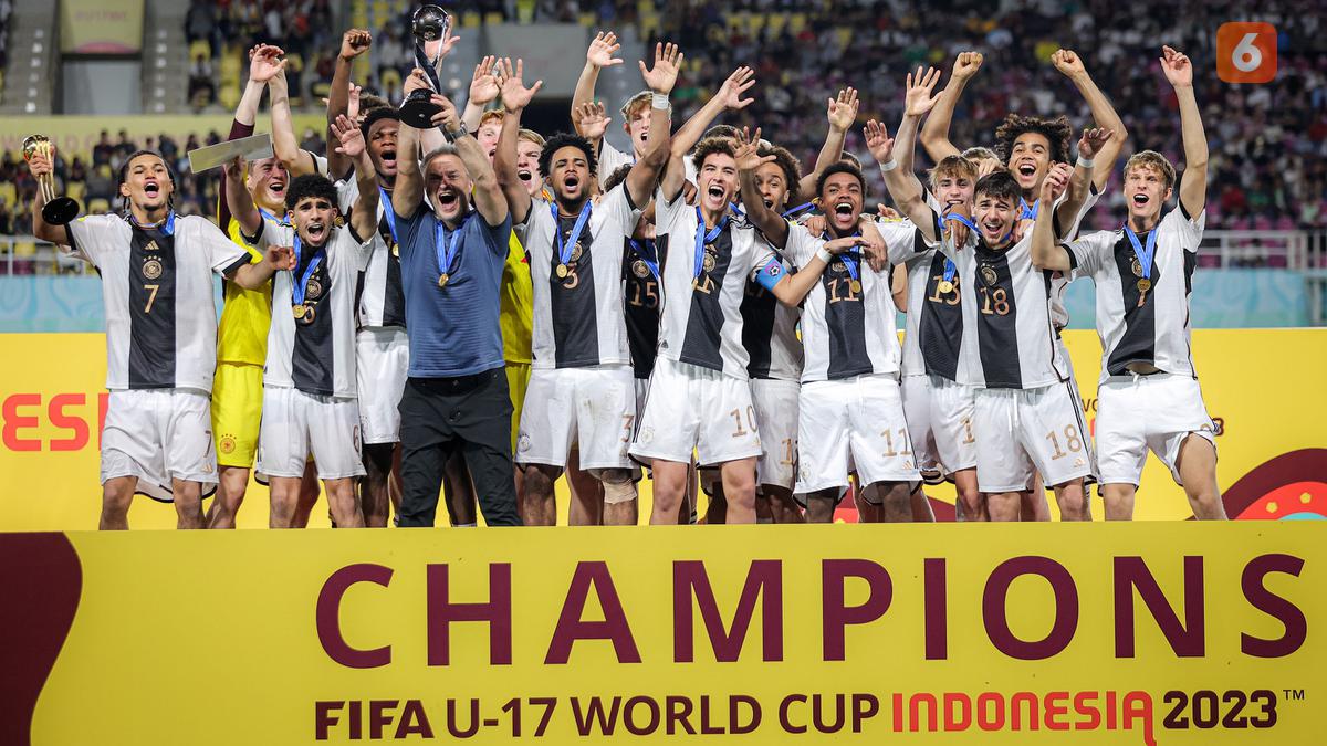 Jerman Goreskan Berbagai Rekor usai Juara Piala Dunia U-17 2023