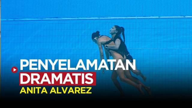 Berita video tiktok momen dramatis saat Anita Alvarez diselamatkan pelatihnya ketika tenggelam di kejuaraan renang dunia