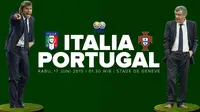 Italia vs Portugal (Liputan6.com/Ari Wicaksono)
