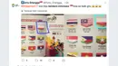 Protes netizen lewat akun twitter atas kesalahan cetak bendera Merah-Putih pada buku Opening Ceremony SEA Games 2017 di Kuala Lumpur, Malaysia (20/8/2017). Indonesia melalui Kementrian Luar Negeri mengajukan note protes. (Bola.com/Twitter/Putra Erlangga)