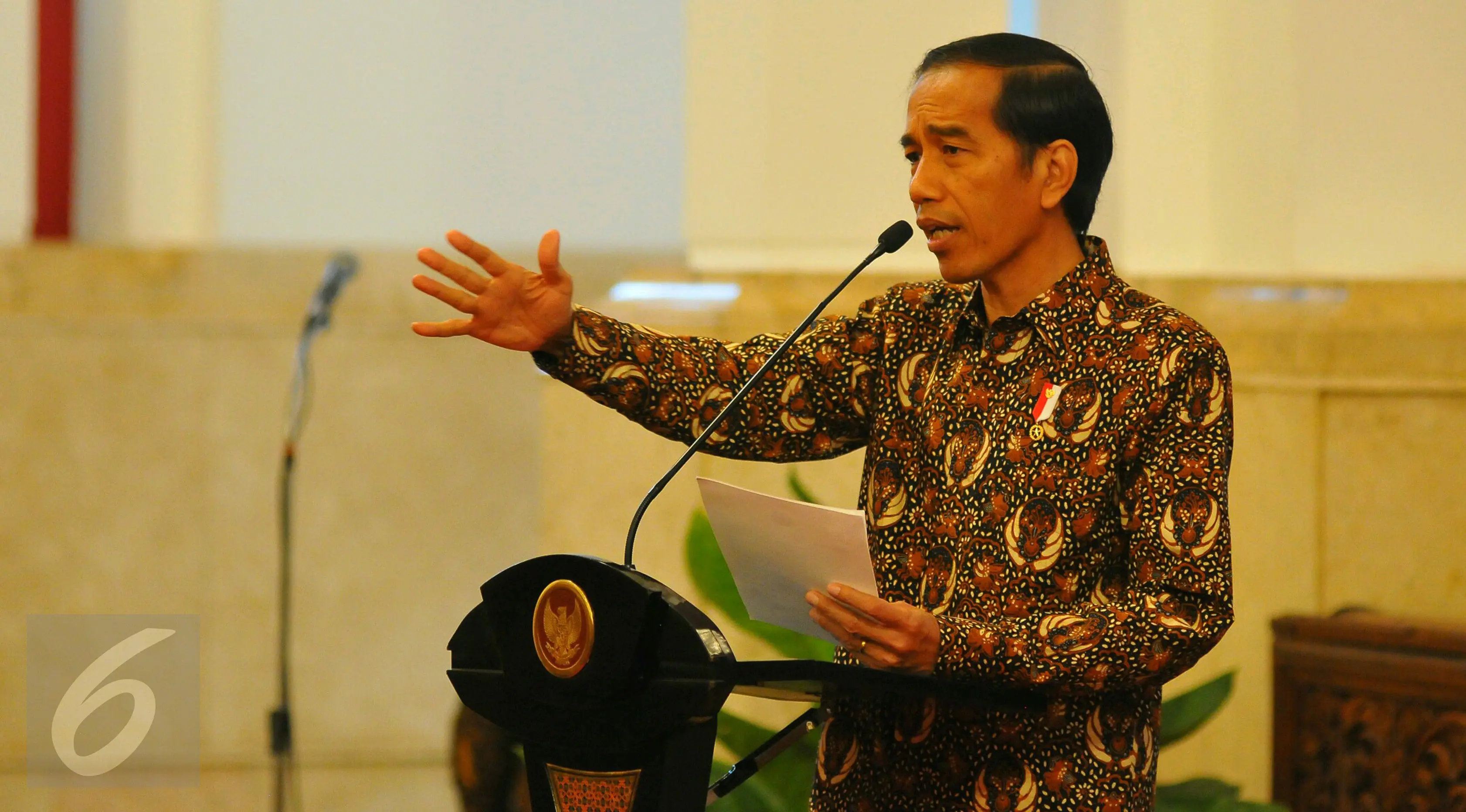 Presiden Joko Widodo. (Liputan6.com/Angga Yuniar)