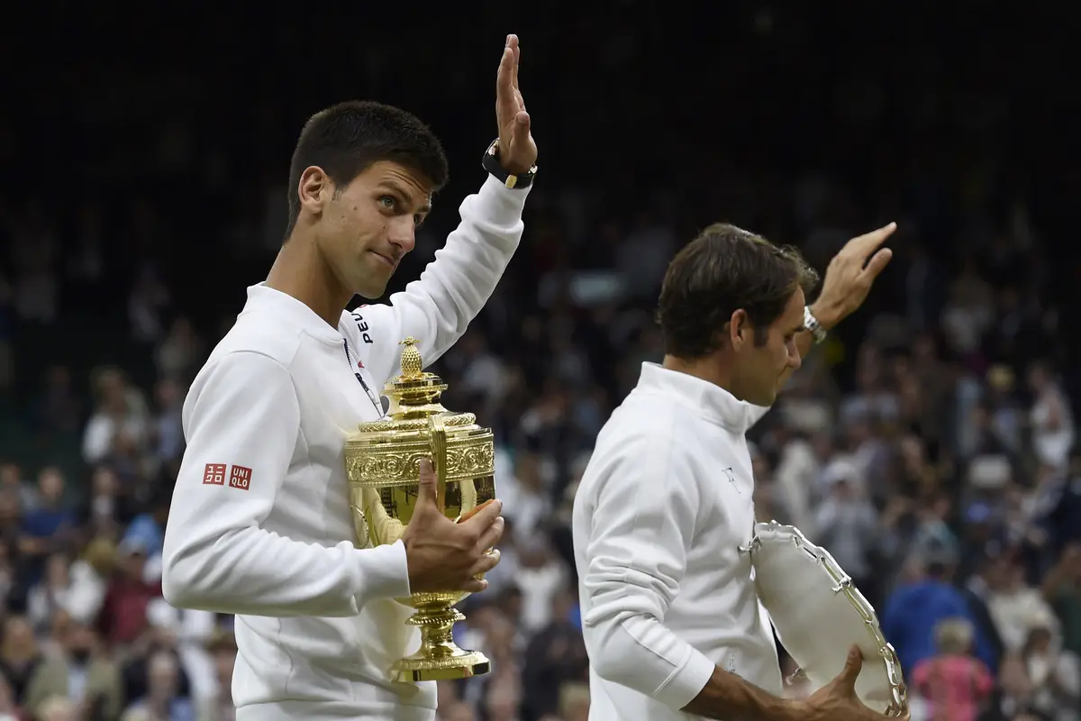 Novak Djokovic dan Roger Federer 