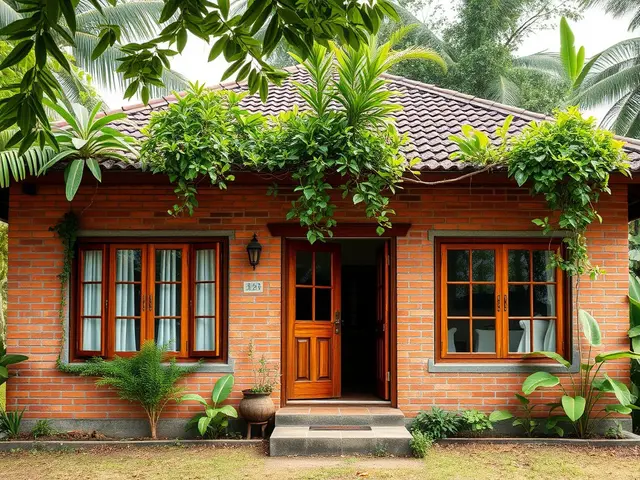 Rumah Minimalis Sederhana di Desa (Sumber: qwen.ai)