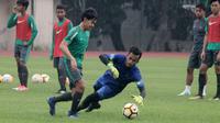 Timnas Indonesia U-19 saat berlatih di Yogyakarta, Mei 2018. (Bola.com/Ronald Seger Prabowo)