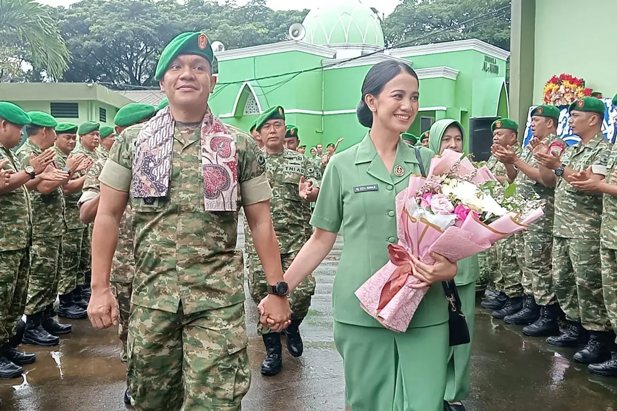 Komandan Batalyon 71.2 Kopassus Cijantung Letkol Inf Michael Ronald kini menjabat sebagai Dandim Kabupaten Bekasi. (Istimewa)