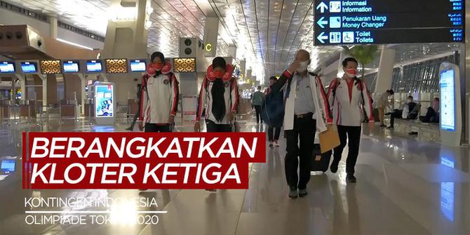 VIDEO: Indonesia Berangkatkan Kloter Ketiga untuk Olimpiade Tokyo 2020, Salah Satunya Atlet Angkat Besi