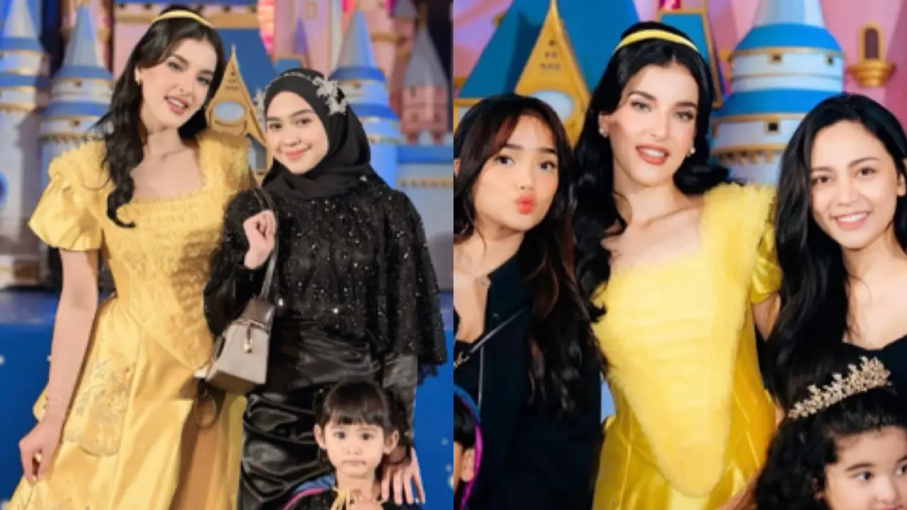 Publik Figure Hadir di Pesta Ulang Tahun Bertema Disneyland Kedua Anak Tasya Farasya