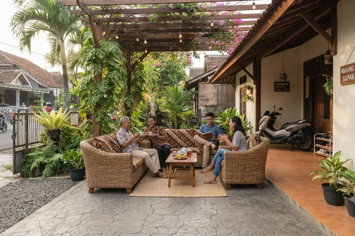 Area Lounge Multifungsi yang Bisa Berubah Menjadi Tempat Parkir