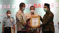 Gubernur DKI Jakarta, Anies Baswedan,&nbsp;menghadiri kegiatan sosialisasi dalam rangka memperingati Hari Donor Darah Sedunia yang jatuh pada Selasa (14/6/2022). (Foto: Humas Balai Kota)