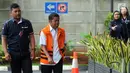 Mantan Menteri Sosial Idrus Marham tiba di Gedung KPK, Jakarta, Rabu (29/11). Idrus diperiksa sebagai tersangka untuk melengkapai berkas perkara. (Merdeka.com/Dwi Narwoko)