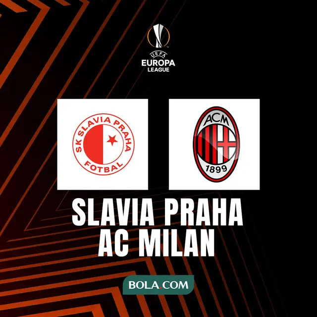Liga Europa - Slavia Praha Vs AC Milan