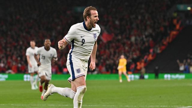 Selebrasi pemain Inggris saat menghajar Albania di Kualifikasi Piala Dunia 2026