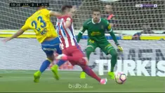 Atletico Madrid bangkit seusai kalah 0-1 dari Villarreal di pekan sebelumnya dengan menghajar Las Palmas lima gol tanpa balas.