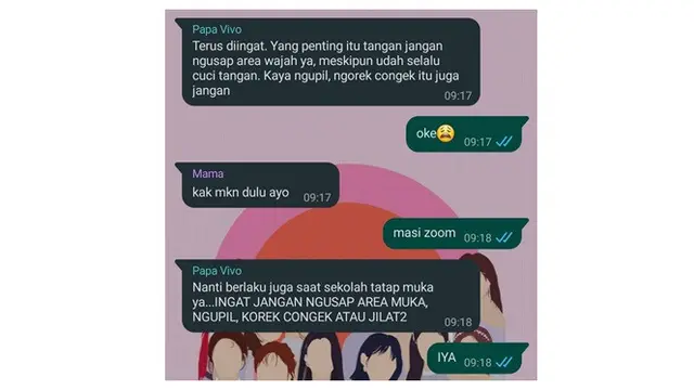 8 Chat Ayah Beri Nasihat ke Anak Ini Senyum Haru