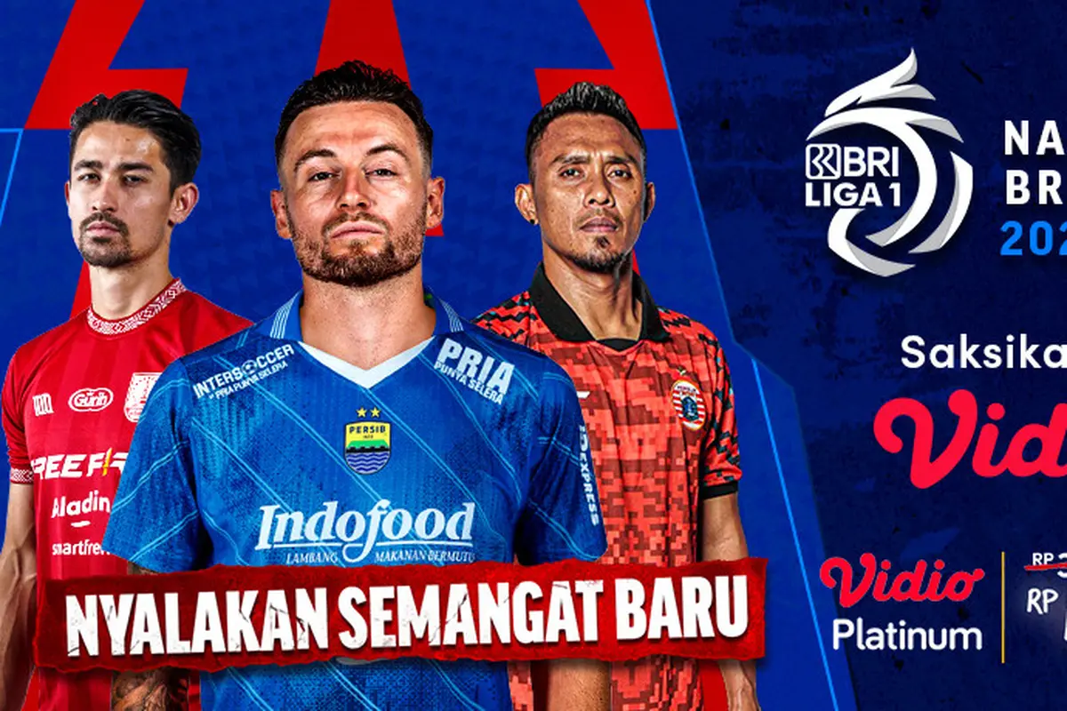 Saksikan Laga Perdana BRI Liga 1 2023/2024 Ekslusif Live Vidio Sabtu, 1 Juli 2023 : Persib Bandung Vs PSS Sleman