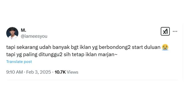 6 Cuitan Netizen Menanti Iklan Sirup Jelang Ramadan, Dinantikan Setiap Tahun