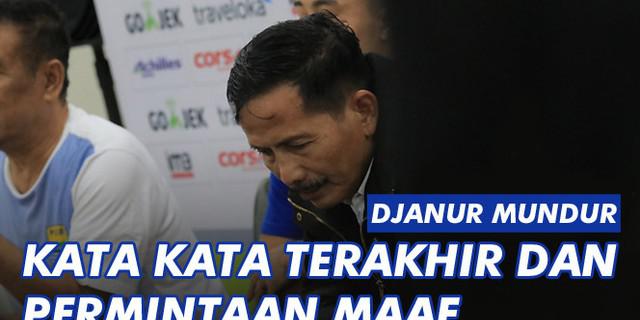 VIDEO: Resmi Mundur, Ini Kata-kata Terakhir Djadjang Nurdjaman
