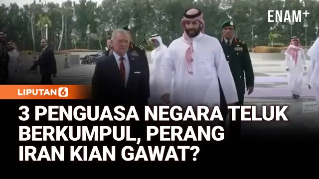 3 Penguasa Negara Teluk Berkumpul, Perang Iran Kian Gawat?
