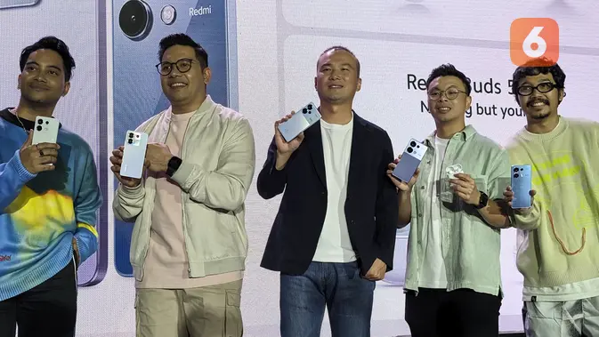 Peluncuran smartphone terbaru dari Redmi, Redmi Note 13 series (Liputan6.com/ Yuslianson).