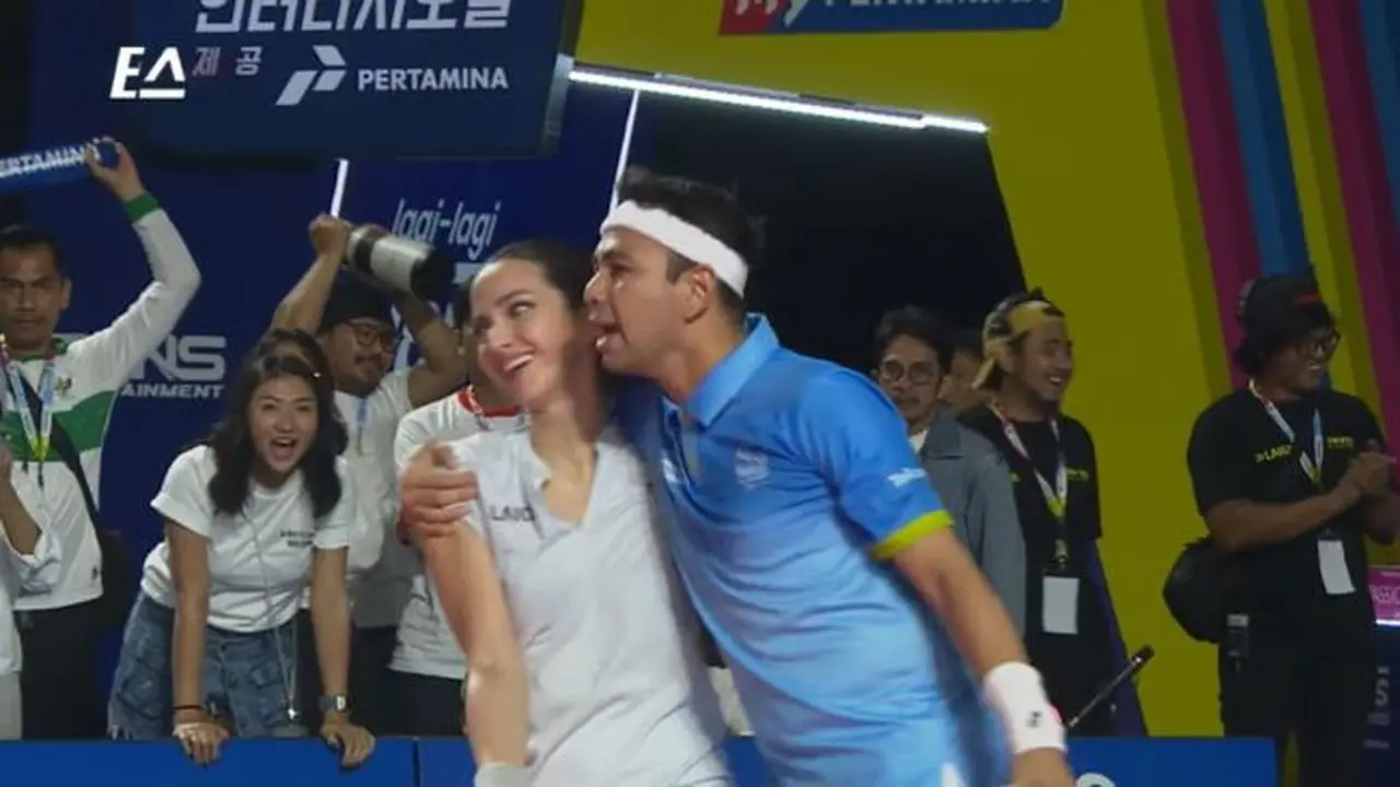 Raffi-Nia kalahkan Eun Seok-Soo Ah. (credit:youtube.com/@RansEntertainment)