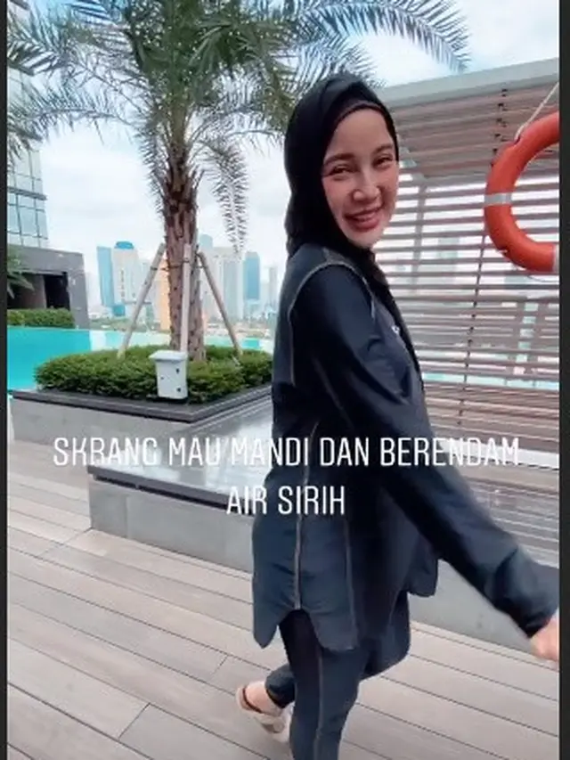 6 Momen Chacha Frederica Jalani Program Tingkatkan Kecerdasan Janin