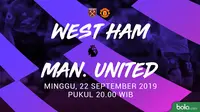 Premier League - West Ham United Vs Manchester United (Bola.com/Adreanus Titus)