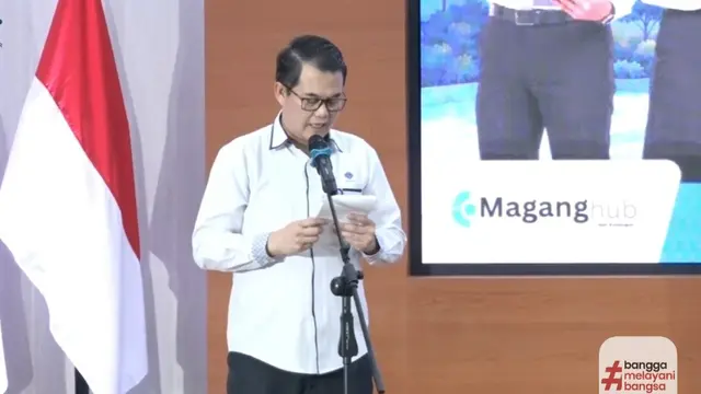 Direktur Jenderal Pembinaan Pelatihan Vokasi dan Produktivitas (Binalavotas) Kementerian Ketenagakerjaan (Kemnaker) Darmawansyah.  (Liputan6.com/arief)