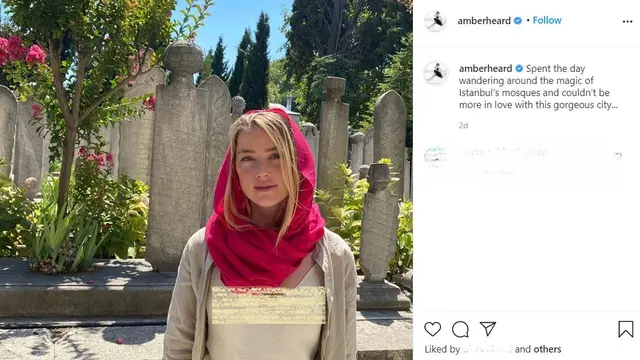 Unggahan Amber Heard (Instagram/ amberheard)