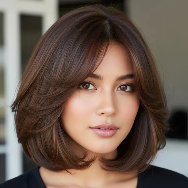 Model Rambut Wanita Pendek Berponi