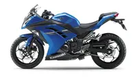Kawasaki Motor Jepang resmi meluncurkan Ninja 250 model 2017 dengan tiga pilihan warna baru salah satunya berwarna biru.