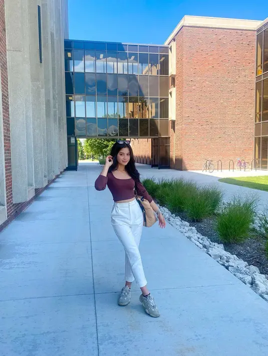 Begini potret Yoriko Angeline saat berada di Western Michigan University. (FOTO: instagram.com/yorikooangln_)