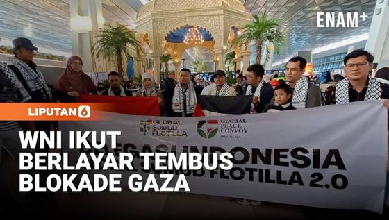 Misi Kemanusiaan, Sejumlah WNI Berlayar Tembus Blokade Gaza