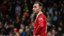 Gelandang Manchester United (MU) Christian Eriksen. (Oli SCARFF / AFP)