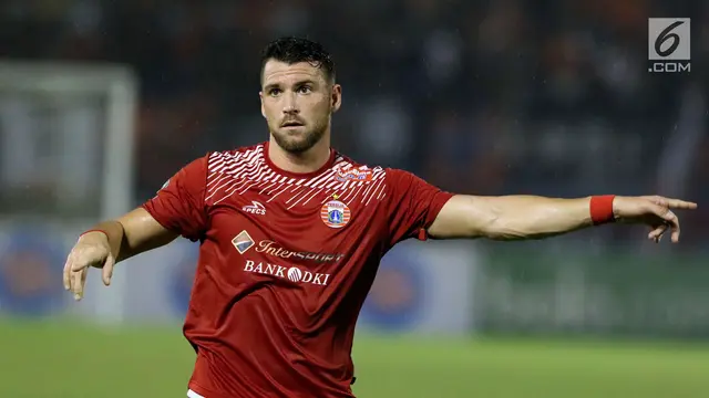 FOTO: Aksi Marko Simic Cetak Tiga Gol, Tundukkan PSMS