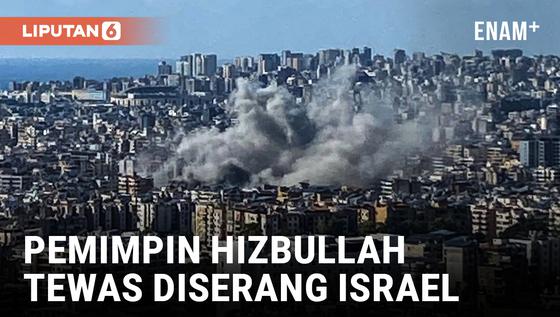 VIDEO: Militer Israel Klaim Pemimpin Kunci Hizbullah Tewas dalam Serangan di Beirut