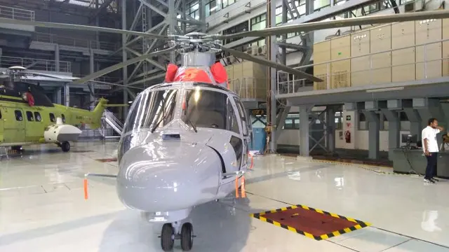 Helikopter HX-5609 Buatan PT DI. (Tommy/Liputan6.com)